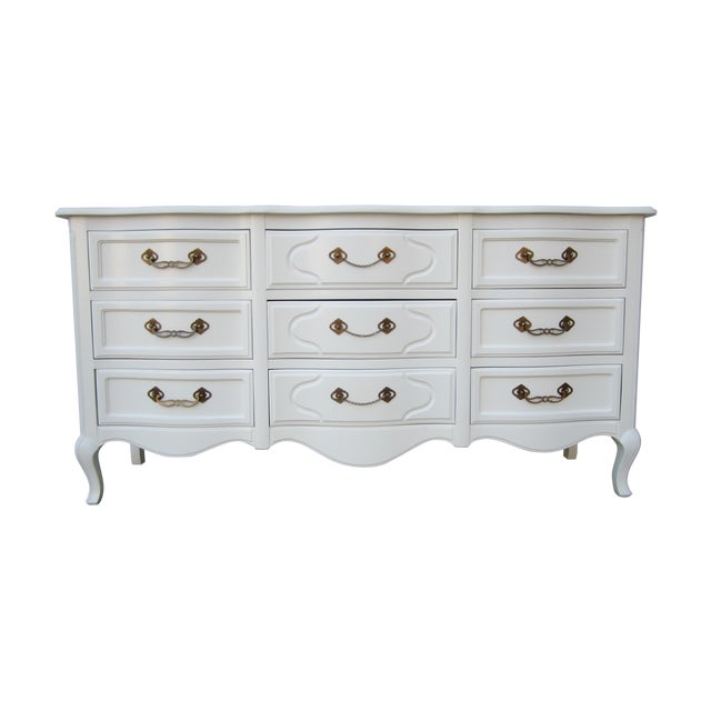 Drexel White Vintage French Country Dresser Chairish