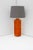 Grand Orange Glass Table Lamp by Gustav Leek for Orrefors, Sweden For Sale - Image 13 of 18