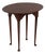 Eldred Wheeler Oval Cherry Occasional Walnut Accent Table For Sale