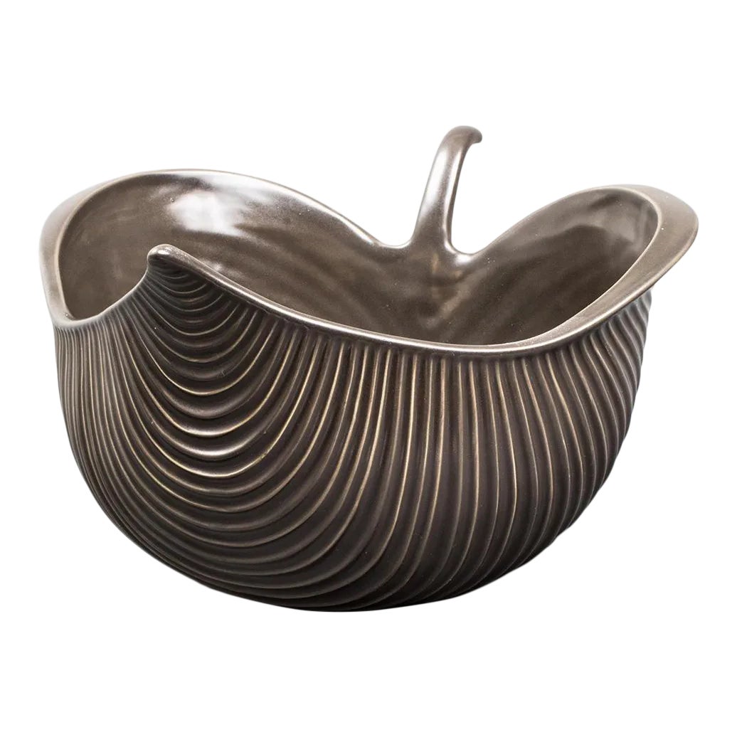 Vintage Jonathan Adler "Leaf" Stoneware Bowl , Signed Chairish