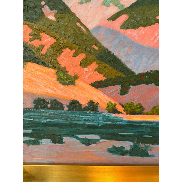 Impressionist George T. Chakos Fine Art: West Coast Series "On the Way to Marin County" For Sale - Image 3 of 9