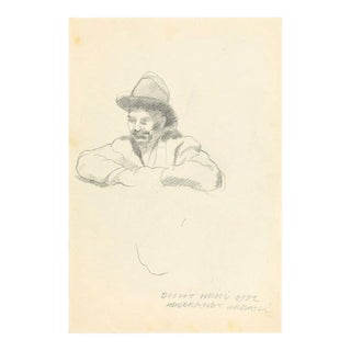 Boccio - Original Pencil Drawing by Ildebrando Urbani - 1932 1932 For Sale