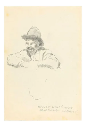 Boccio - Original Pencil Drawing by Ildebrando Urbani - 1932 1932