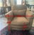 Pair of Designer Lounge Chairs Newly Upholstered in Holland & Sherry Polished Wool For Sale - Image 9 of 9