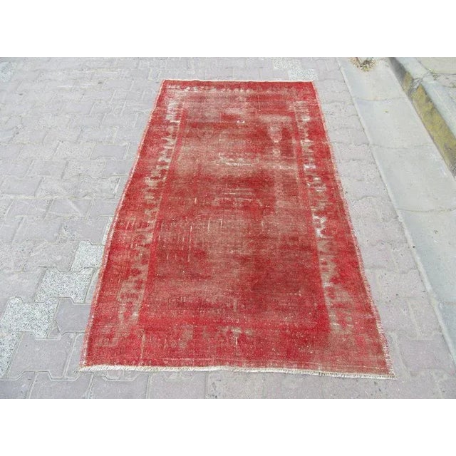 Handknotted Vintage rug from Konya region of Turkey. Approximately 45-55 years old.