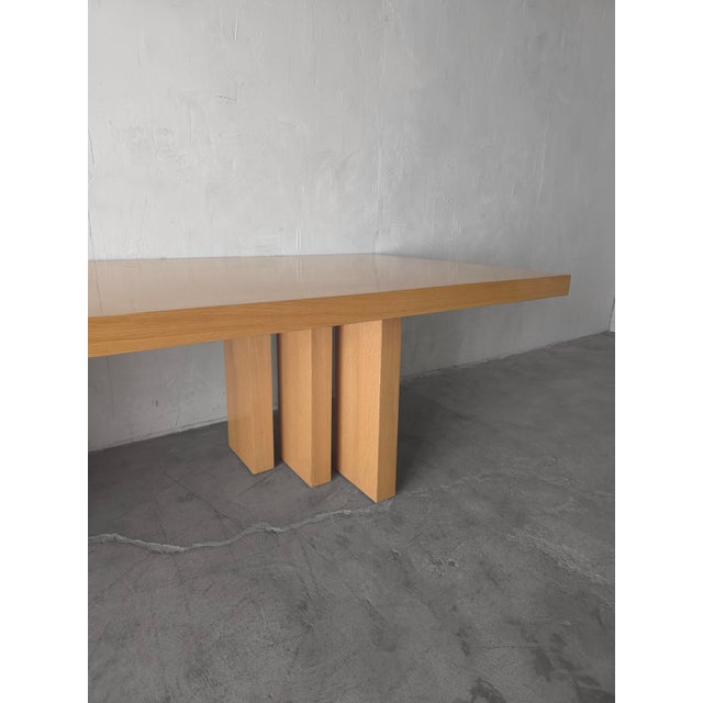 Wood Ht Dining Table by Claudio Silvestrin for Poltrona Frau For Sale - Image 7 of 9
