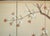 1960s "Blue and White Flycatchers and Blossoming Plum Tree", Showa Japanese Byobu Screen For Sale - Image 4 of 18