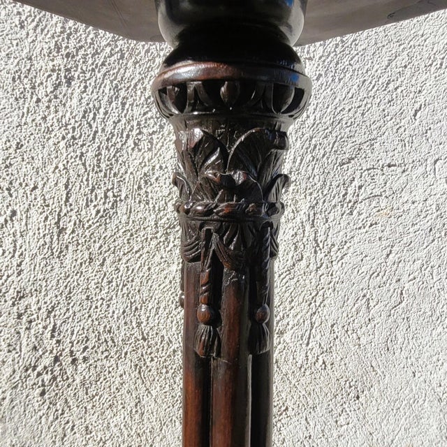 Bolster with Hard Stone Marquetry Tray For Sale - Image 4 of 16