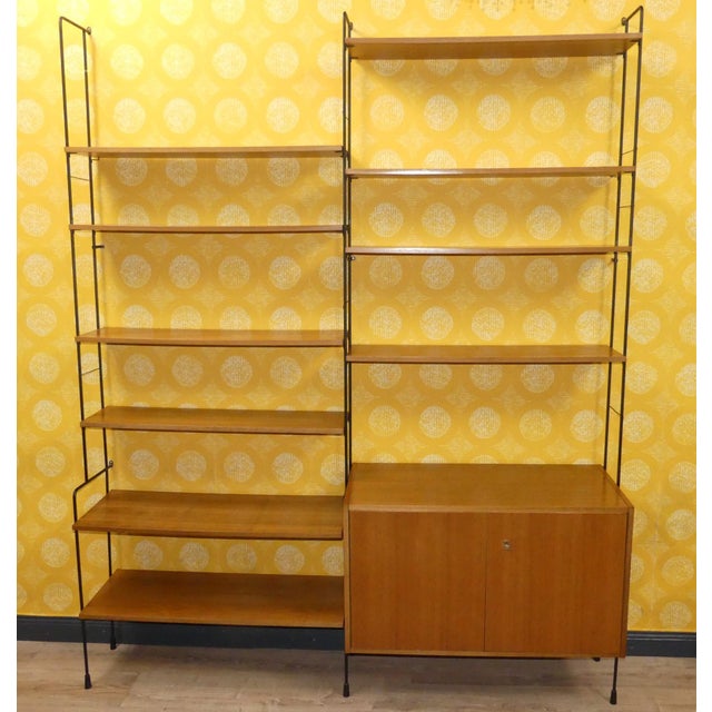 Mid-Century String Ladder Shelving System by Ernst Dieter Hilker for Omnia For Sale - Image 11 of 18
