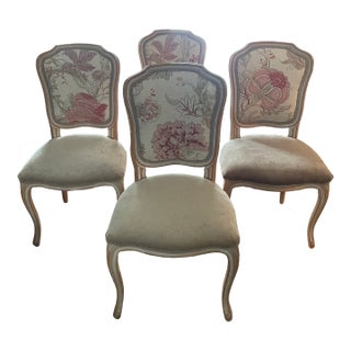 Set of Four Vintage Cugini Lanzani Chairs For Sale