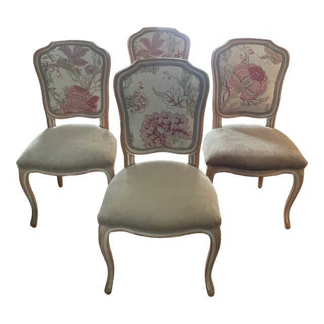 Set of Four Vintage Cugini Lanzani Chairs For Sale