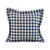 2020s Designer Vicki Payne Free Spirit Blue & White Check Dogstooth Houndstooth Pillow Covers- 14" Pair For Sale - Image 5 of 6