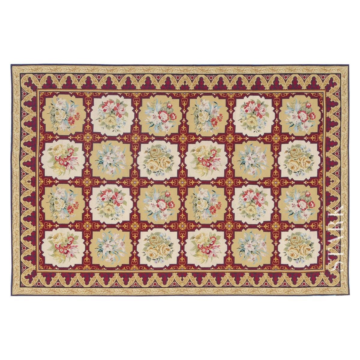 Stark Studio Rugs Traditional Chinese Needlepoint Rug 6'1" X 9'6