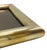 Gold Square Brass and Mirror Pocket Emptyer, Italy, 1970s For Sale - Image 8 of 9