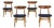 Vintage CH30 Dining Chairs by Hans J. Wegner for Carl Hansen & Søn, 1950s, Set of 4 For Sale