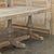 Grand Italian Rustic Trestle Table in Stripped Oak For Sale - Image 9 of 18