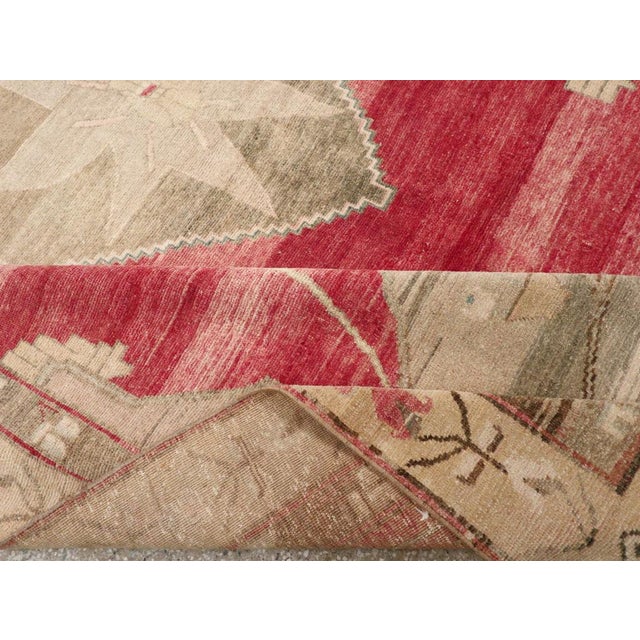 Textile Galerie Shabab Collection Mid-20th Century Turkish Anatolian Room Size Carpet For Sale - Image 7 of 8