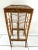 Vintage Tortoise Rattan Bamboo Plant Stand. Tall height. Great for a fern in excellent condition.