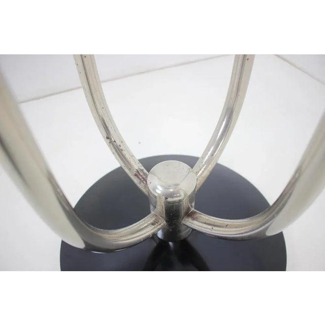 Bauhaus Chrome Flower Side Table by J. Halabala, 1930s For Sale - Image 6 of 10