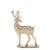 Contemporary Metal Deer Decor (Set of 2) For Sale - Image 3 of 3