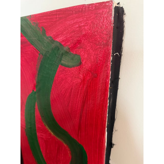 1980s Oil on Canvas , Miami Beach Landscape Painting. For Sale - Image 5 of 7