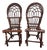 Pair of Adirondack Willow Twig Fan-Back Side Chairs Hollywood Set Decoration For Sale