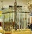1980s Tiered Glass & Chrome Chandelier by Forecast Lighting Co. For Sale - Image 9 of 9