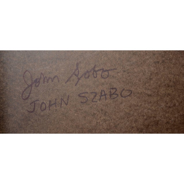 Early 21st Century Colorful Abstract by the Noted Californian Artist John Szabo For Sale - Image 5 of 6