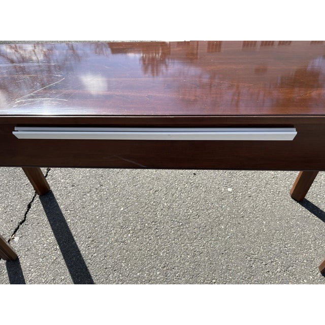 Ethan Allen Vintage Ethan Allen Chinese Chippendale Style Three-Drawer Console Table For Sale - Image 4 of 7