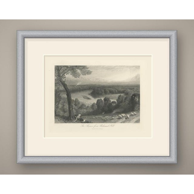 From the top of richmond hill the thames sweeps away in a broad, shining curve through dense woodland in this panoramic...