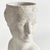 Ceramic Weathered Garden Female Bust Planter For Sale - Image 7 of 12