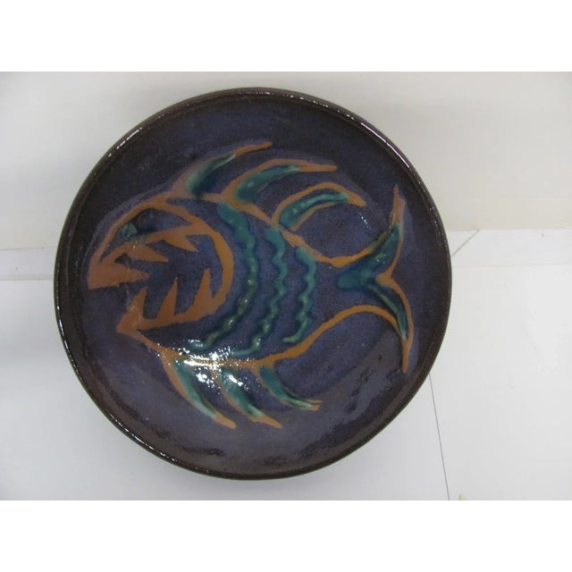 Harding Black " Shark" Bowl Dated 1991 Signed Texas Potter For Sale In Providence - Image 6 of 6