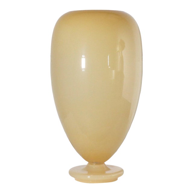 Oversized 1970's Biomorphic Italian Glass Balloon Lamp For Sale