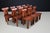 A rare set of twelve sculptural dining chairs in solid pine, attributed to mario marenco. Italian craftsmanship, 1970s....