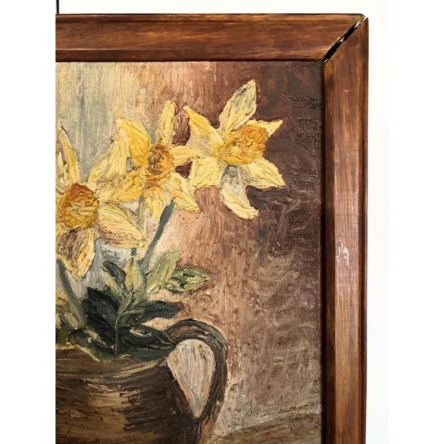 Rustic Betty Blandino, Still Life, Oil on Board, Framed For Sale - Image 3 of 5