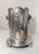 Antique 1800's Tooled Silverplate Lion Handles Champagne Wine Chiller Ice Bucket For Sale - Image 4 of 14