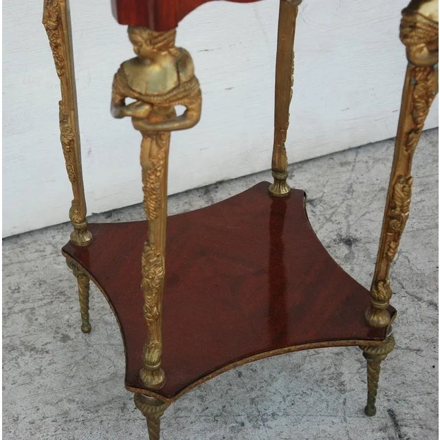 Empire Gilt Mounted Bronze Table For Sale In Houston - Image 6 of 9