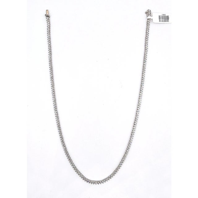 8.39 Ct Diamond Tennis Necklace For Sale - Image 9 of 9