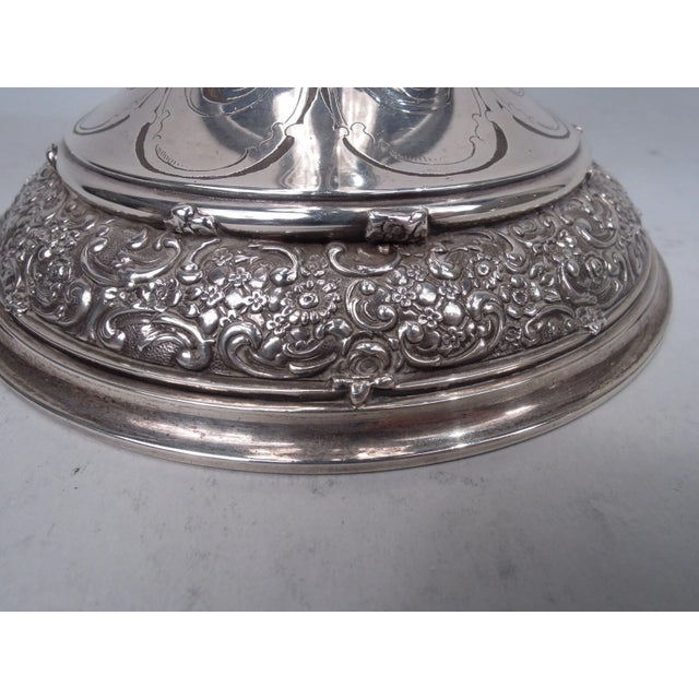 Silver Tiffany Vase 11579 Antique Victorian Classical American Sterling Silver 1902/7 For Sale - Image 8 of 8