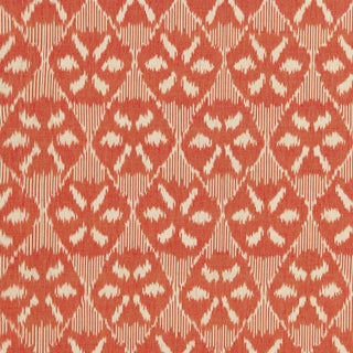 Schumacher Darjeeling Cotton Ikat Fabric For Sale