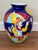 Ceramic 1970s La Musa Hand-Painted Italian Ceramic Floor Vase For Sale - Image 7 of 9