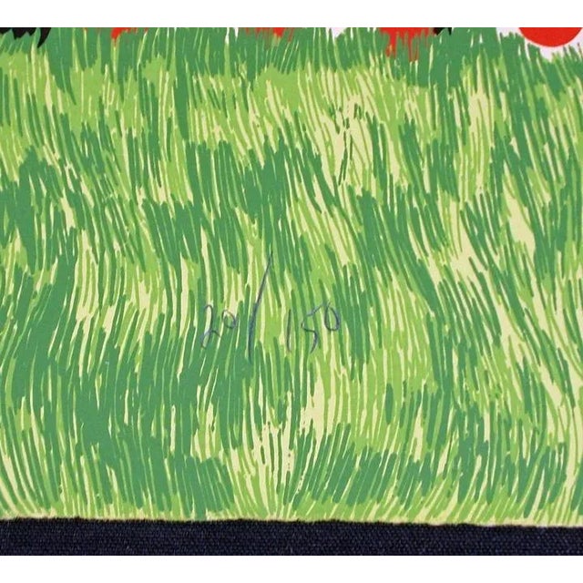 Impressionist Ward Churchill "Morning Lodges" Hand Signed Fine Art Serigraph 1981 For Sale - Image 3 of 6