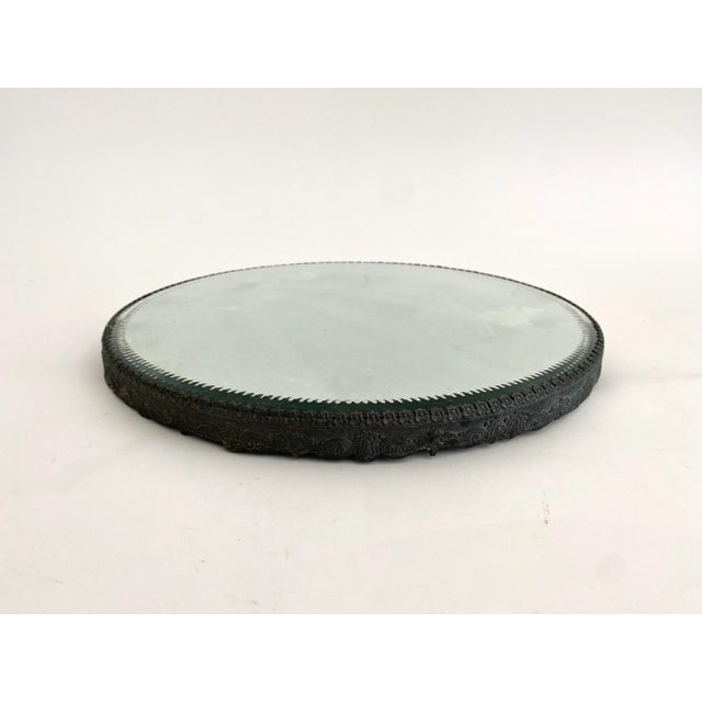 Vintage Beveled Mirror Plateau For Sale - Image 10 of 10