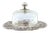 Metal Butter Dish in Silver with Reliefs and Cutouts in Cut Glass For Sale - Image 7 of 7