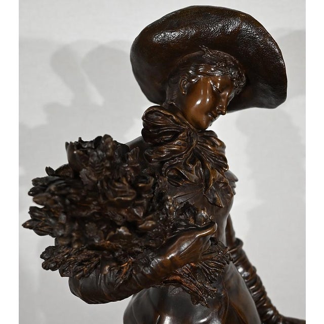 A. Gaudez, L’élégante et son chien, 19th Century, Bronze For Sale - Image 15 of 18