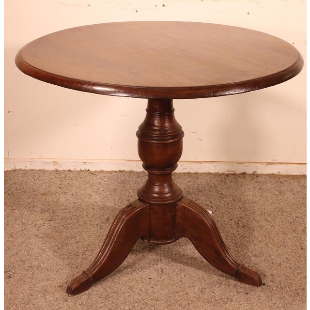 Portuguese Pedestal Table, 1800s For Sale - Image 5 of 10