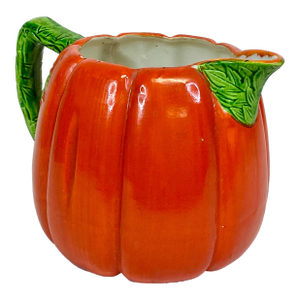1940s Boho Chic Trompe l'Oeil Hollywood Regency Tomato Pitcher.