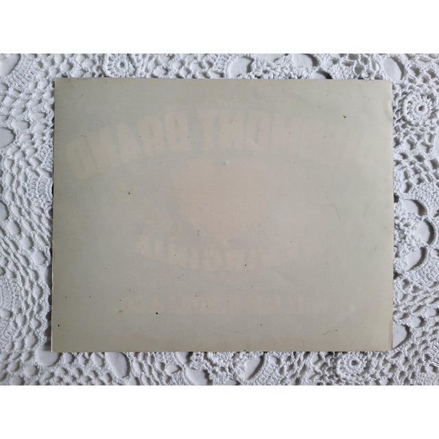 A produce crate label for 'Piedmont Brand of Virginia' in Charlottesville, VA. Measuring 9 7/8" x 8". Wouldn't it be...