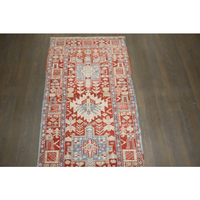 An early 20th-century Persian Heriz Karadja runner