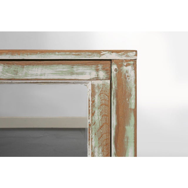 Large Antique Rustic Oak Display Case, 1890s For Sale - Image 15 of 18